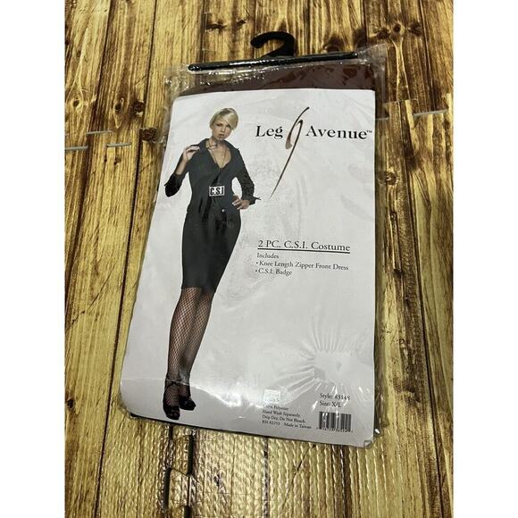 Leg Avenue Costume C.S.I. 83148 Black X/L 2 Pcs - Picture 1 of 9